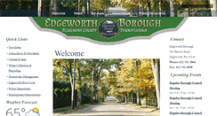 Desktop Screenshot of edgeworthborough.org