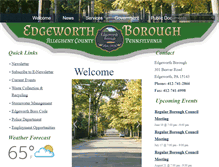 Tablet Screenshot of edgeworthborough.org